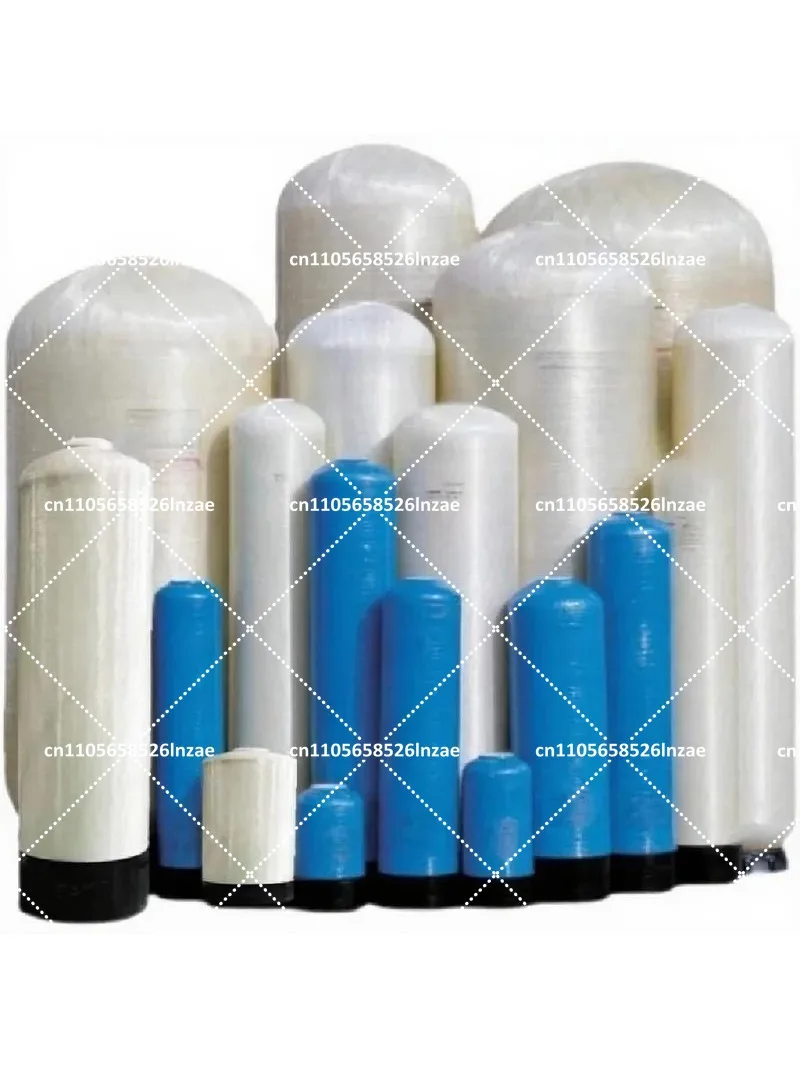 FRP Tank Quartz Sand Manganese Sand Activated Carbon Filter Resin Softening Water Equipment Well Groundwater Filter