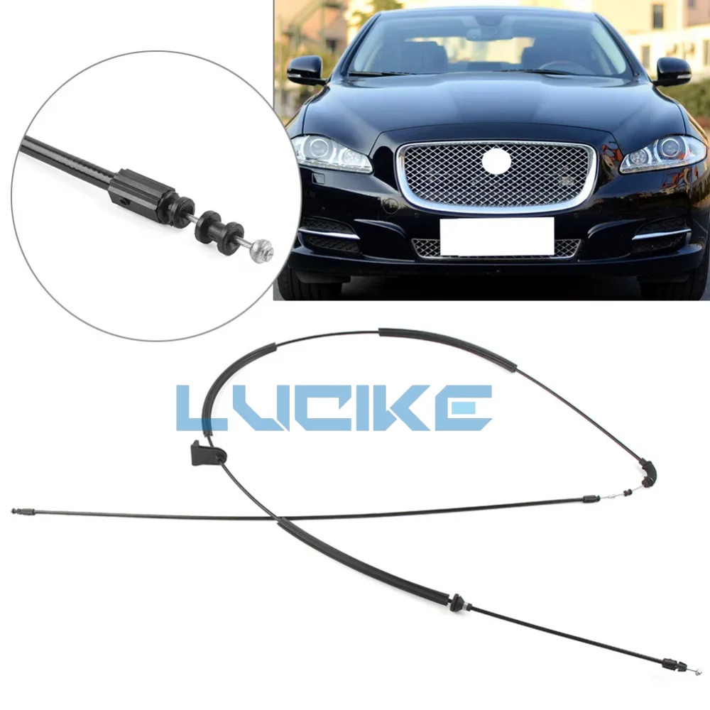 Car Front Hood Release Cable Accessories For Jaguar XJ 2010 2011 2012 2013 2014 2015 2016 2017 2018 2019 C2D3372