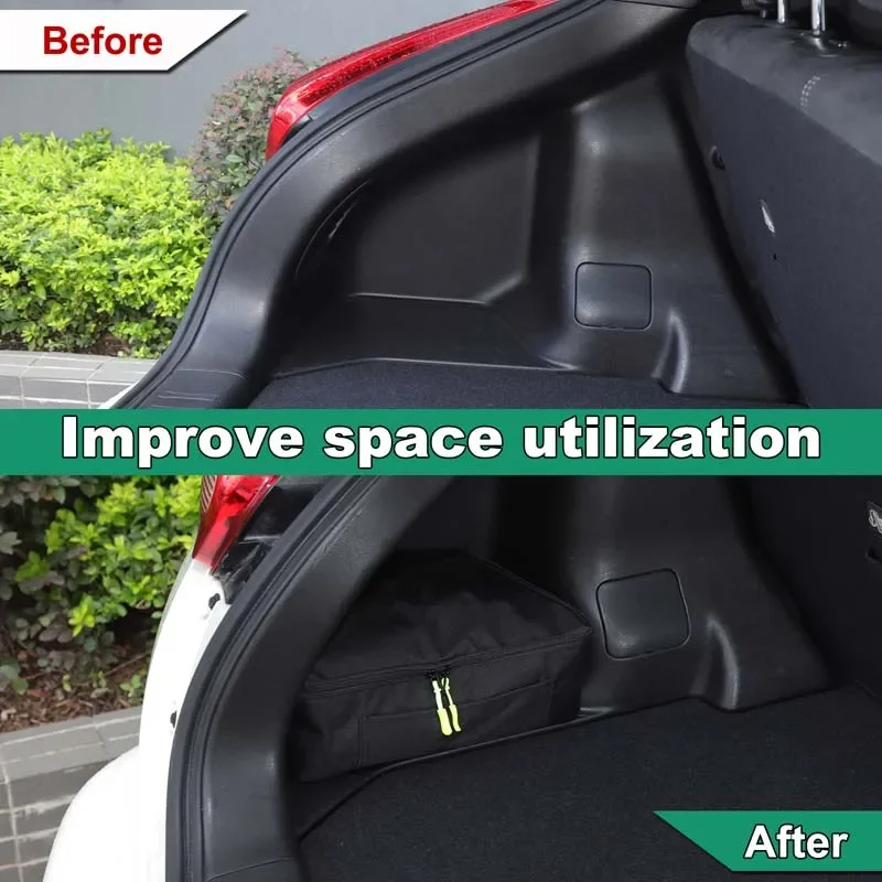Oxford Cloth Black For Nissan juke For Infiniti ESQ 2011-2019 Car Trunk Tool Storage Bag Car Interior Modification Accessories