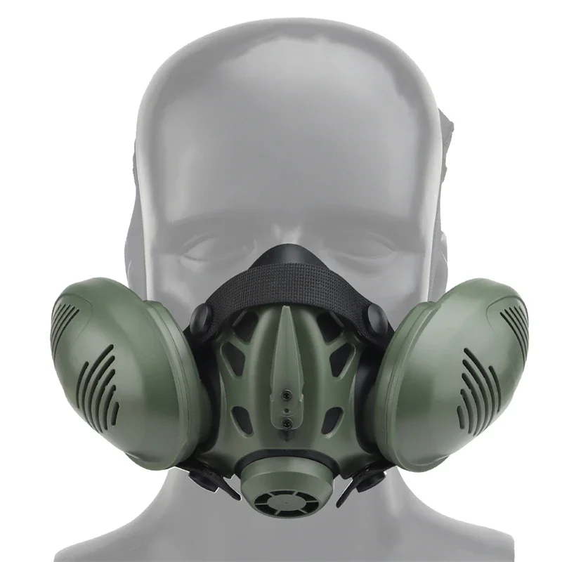 Tactical Respirator Modeling Half Face Mask Safety Protective CS Paintball Accessories Outdoor Hunting Equipment Movie Props