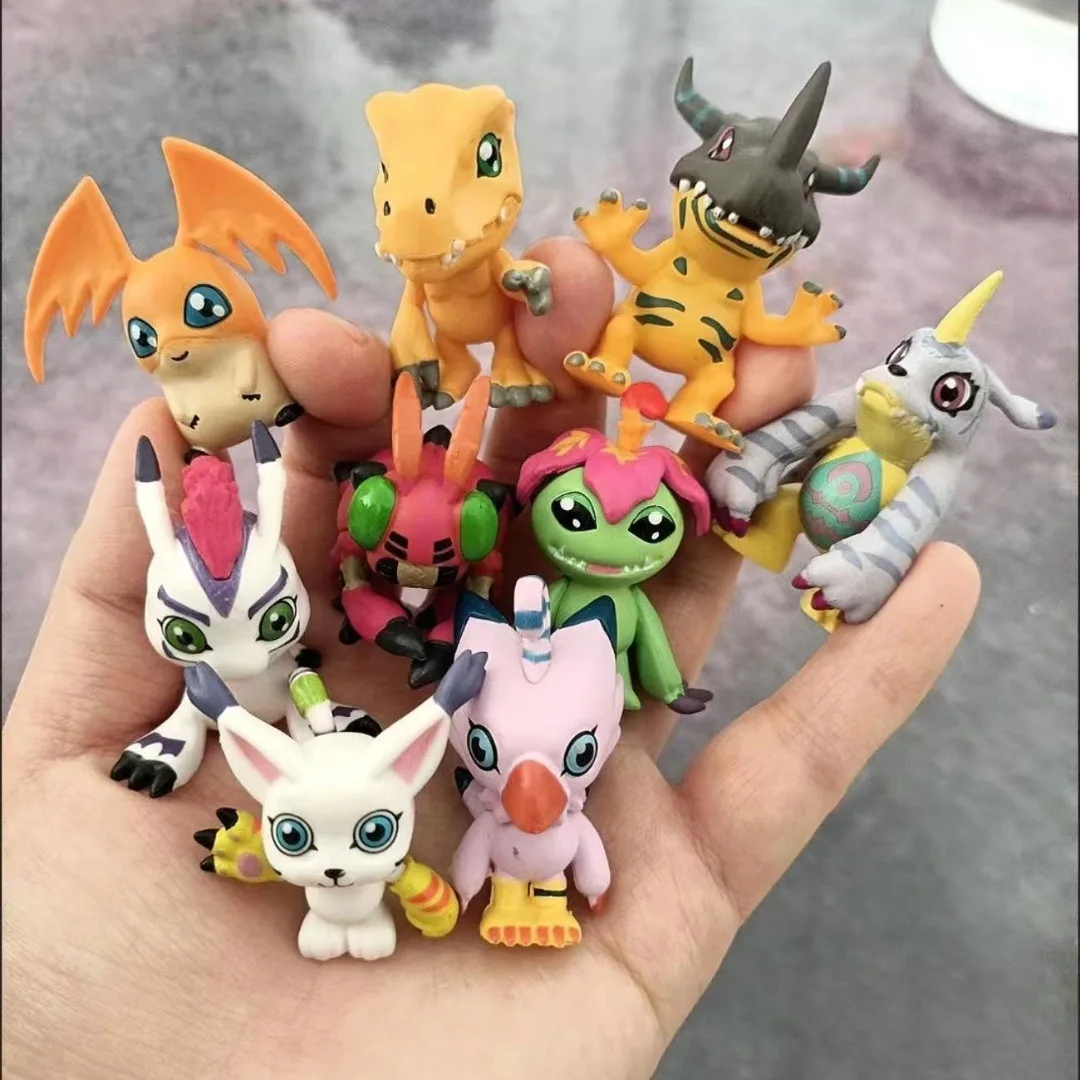 

Digital Monster Monster Toy Model Grabber Twisted Egg Figurine Keychain Cake Decoration Ornament Y2k Fashion Toys Anime Cartoon