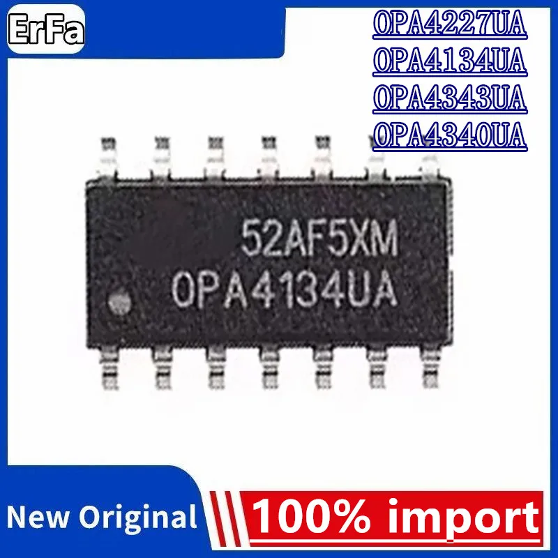 5pcs 100% New IC OPA4227UA OPA4134UA OPA4343UA OPA4340UA SOP14 chip