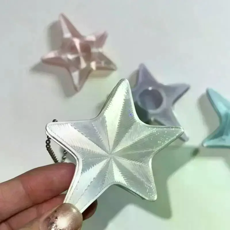 Y2K Star Shaped Earphone Cable: Winder INS Portable Cord Holder Keychain Headphone Organizer