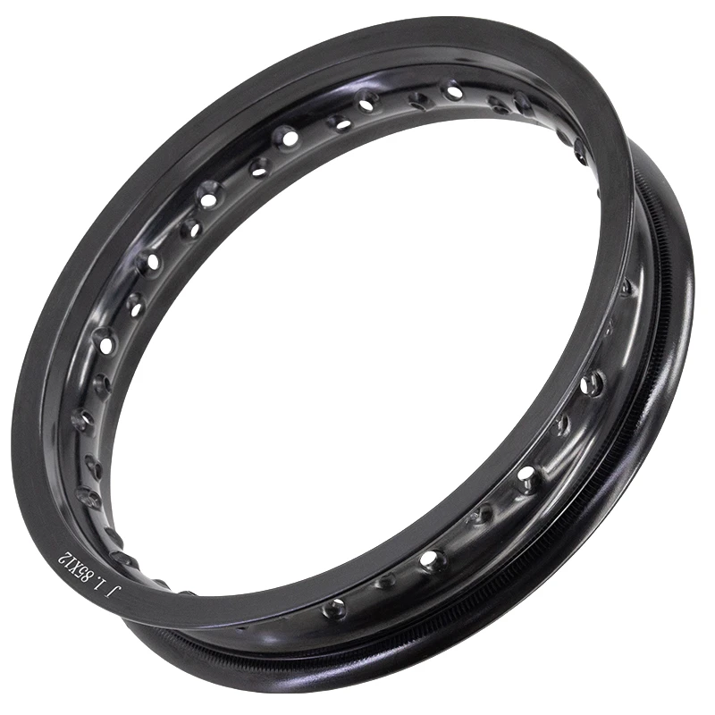 12Inch wheel Hub Brand New Motorcycle 1.85x12 32/36 Spokes Holes Front/rear Wheels 12 inch Aluminum Alloy Rim 1.85*12"
