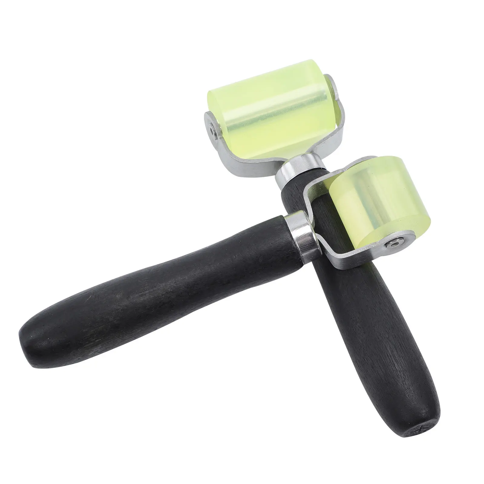 2Pcs Multi-Use Wallpaper Roller Wheel Ergonomic Handle for Wallpaper Film Sticker Sound Insulation Home Car Decoration