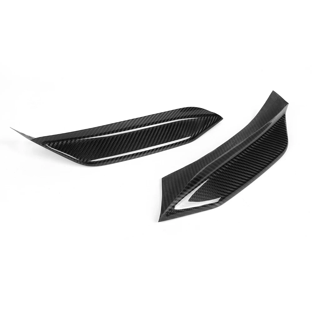 Real Dry Carbon Fiber Front Upper Splitter for BMW F80 F82 F83 MP Style 2014-2020 2Pcs/Set - Image 4