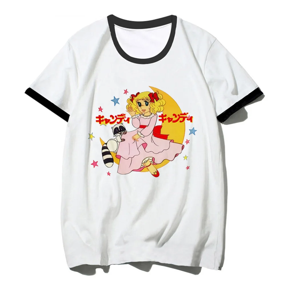 Candy Candy top women funny t-shirts female manga Japanese streetwear clothes