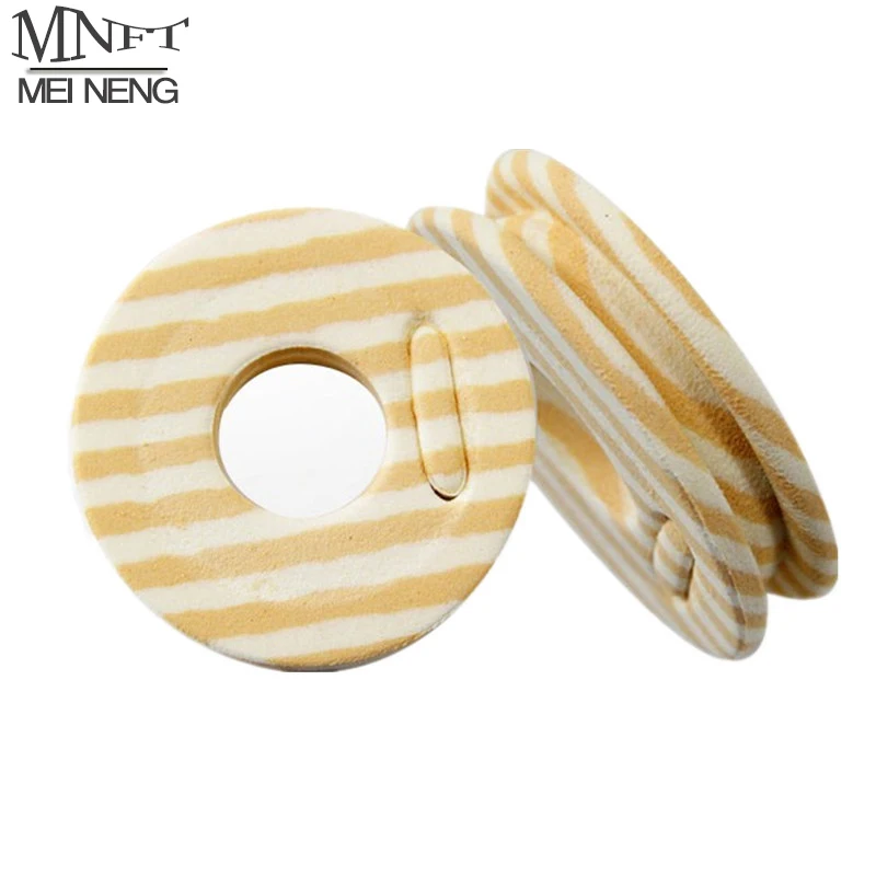 

MNFT100Pcs Round Fishing Line Foam Spools, Fishing Line Storage Holder, Fishing Winding Boards