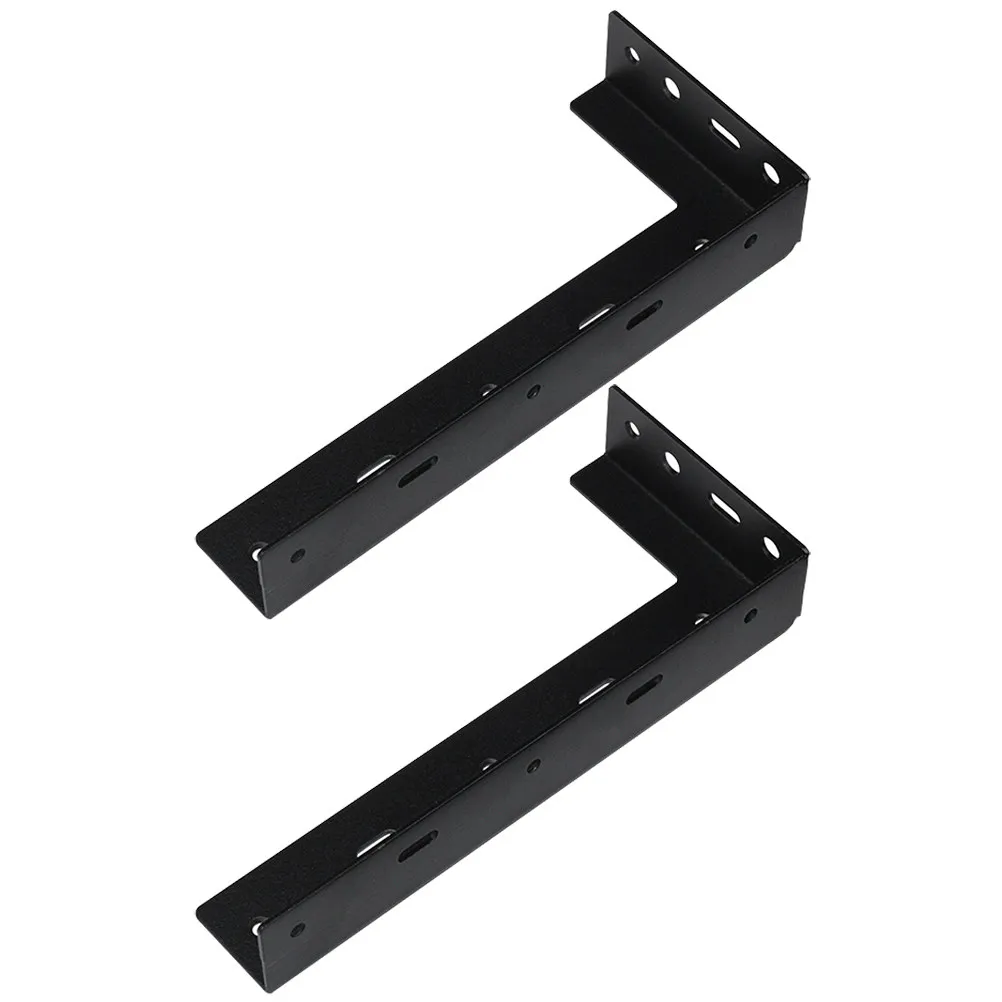 2Pcs Heavy Duty Hanging Bracket Cold Rolled Steel Wall Mount Cabinet Bracket Space Saving Storage Hardware for Office Workshop