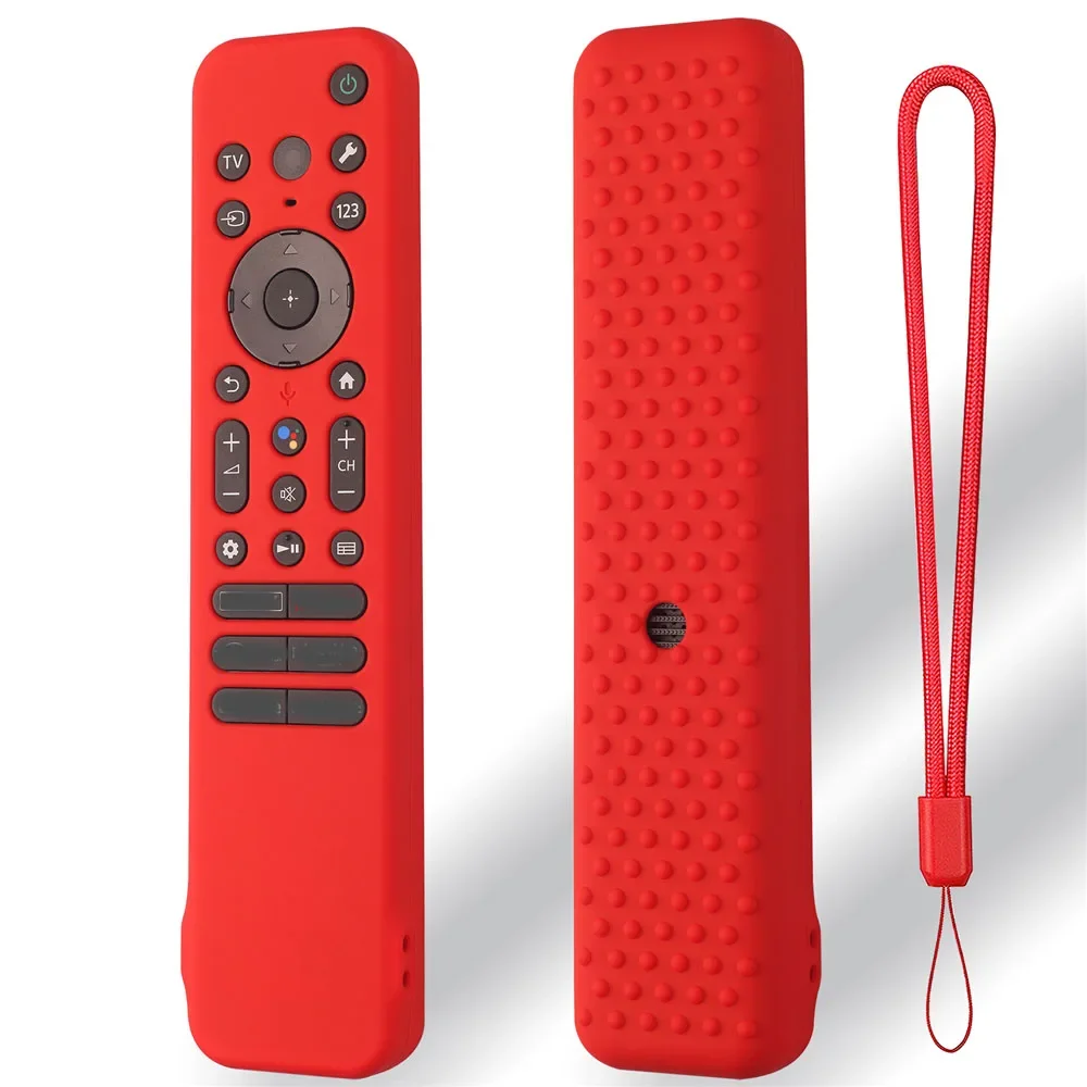 Anti-Slip Sleeve Lanyard For Sony RMF-TX810U/RMF-TX811U/RMF-TX910U Remote Control Protective Silicone Case Cover Shockproof