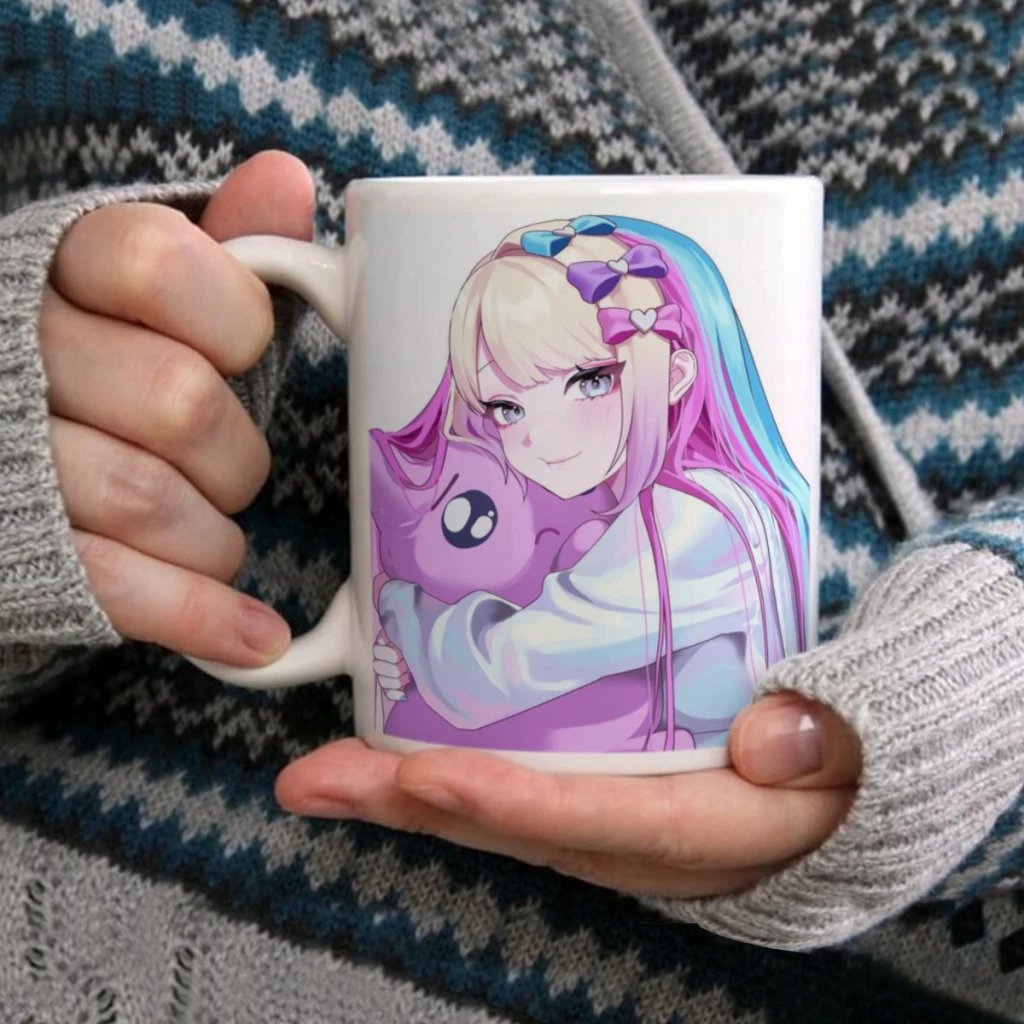 

Needy Girl Overdose Game Coffee Milk Cup Mocha Mug Kawaii Cups Original Mugs 11oz