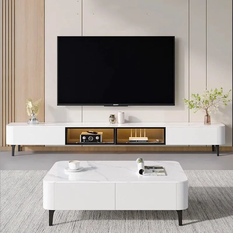 

White Tv Stands Modern Luxury Display Nordic Console Floor Monitor Tv Stands Pedestal Mobile Tv Soggiorno House Furniture