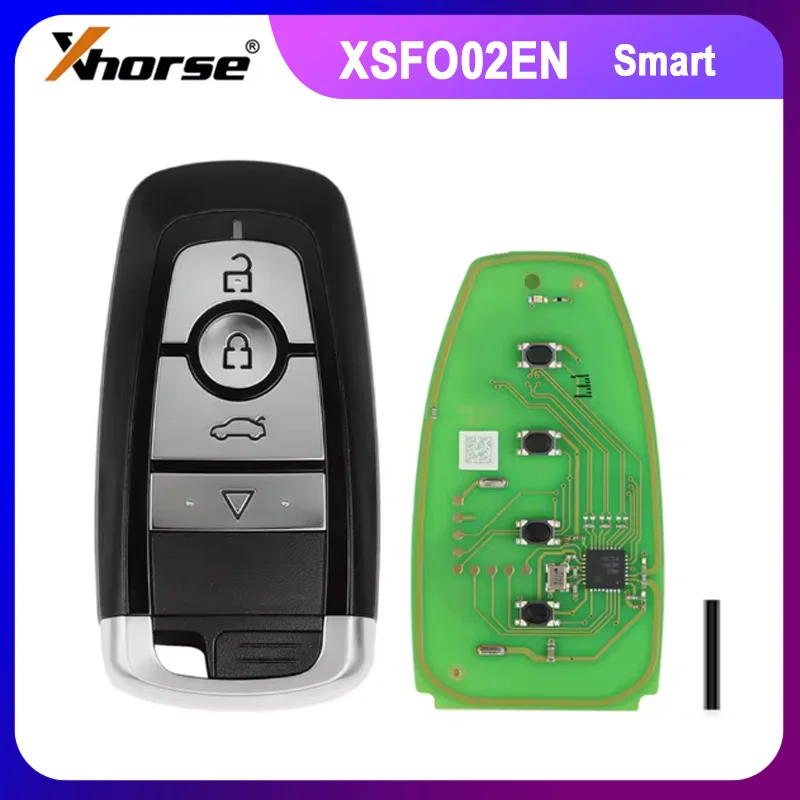 

1pcs Xhorse XM38 Series Universal Smart Key XSFO02EN Support 4D 8A 46 47 48 49 MQB48 MQB49 Work for Ford Type 4 Button