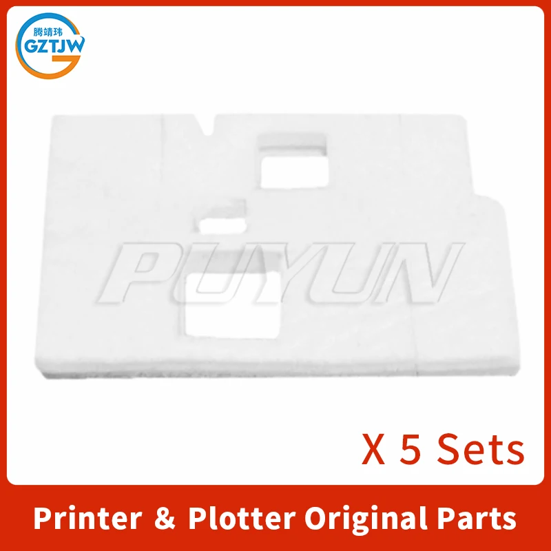 5 Sets Waste Ink Sponge Pad 2400 2540S 2580 2880 2965 2980 3080 For Canon  MG2400 MG2540S MG2580 MG2880 MG2965 2980 MG3080