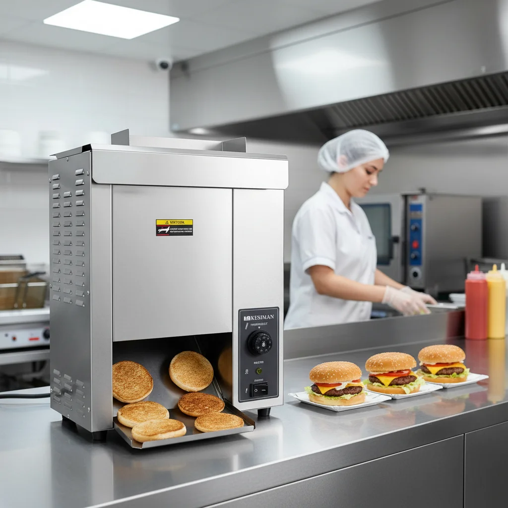 Hamburger Toasting Machine Hamburger Cooking Machine Used for Bakery