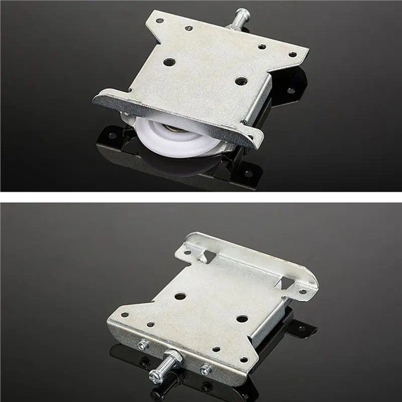 AT51-لقطع غيار باب خزانة الملابس المنزلقة (4 قطع)، لعجلات مجموعة أدوات باب خزانة الملابس المنزلقة