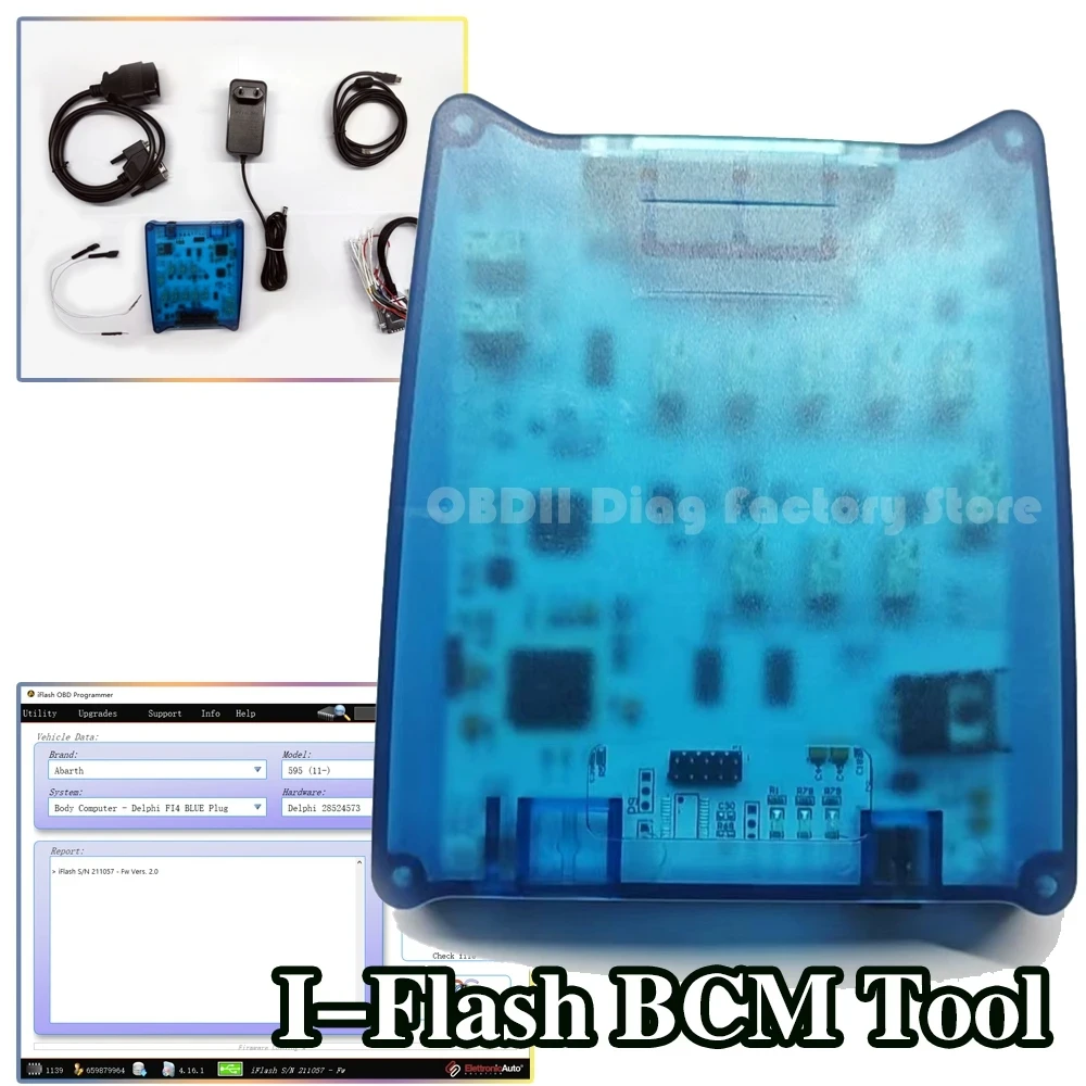 IFlash OBD Programmer ECU BCM BSI Tool Support Body Computer for Fiat/ A-lfa/ L-ancia/ lv-eco Tools ForDelphi OBD2 Immobilizer