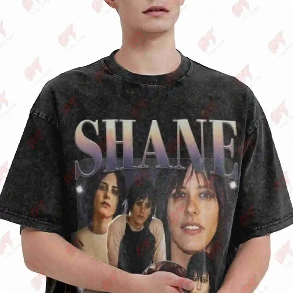 Shane McCutcheon The L Word Vintage Washed Tee Pure Cotton T-Shirt
