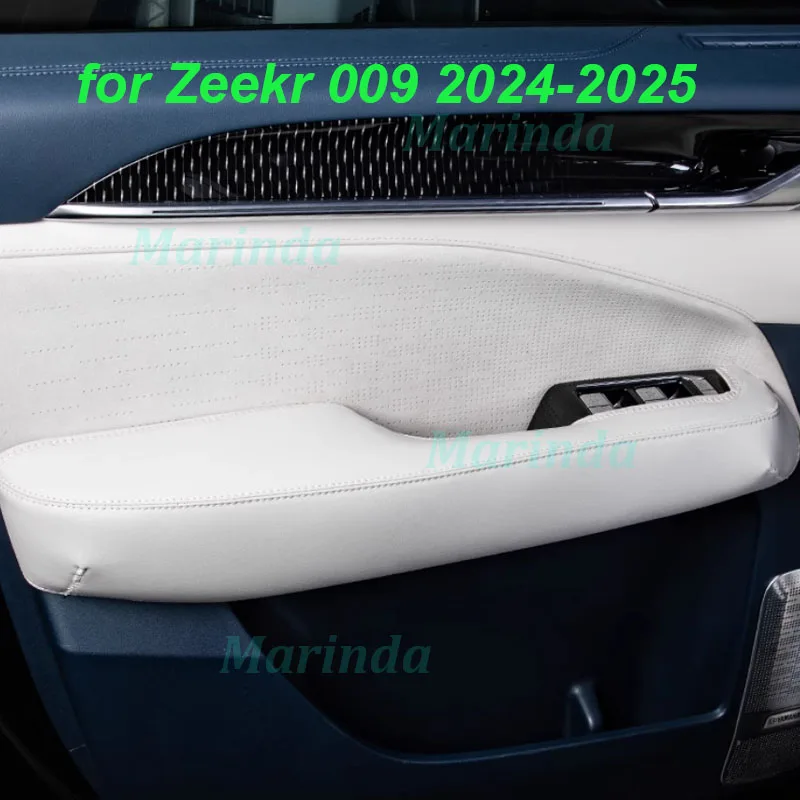 

Car Door Inner Handle Protective Cover for Zeekr 009 2024-2025 Lift Panel Anti-scratch Pad Leather Cover Interior Accessories
