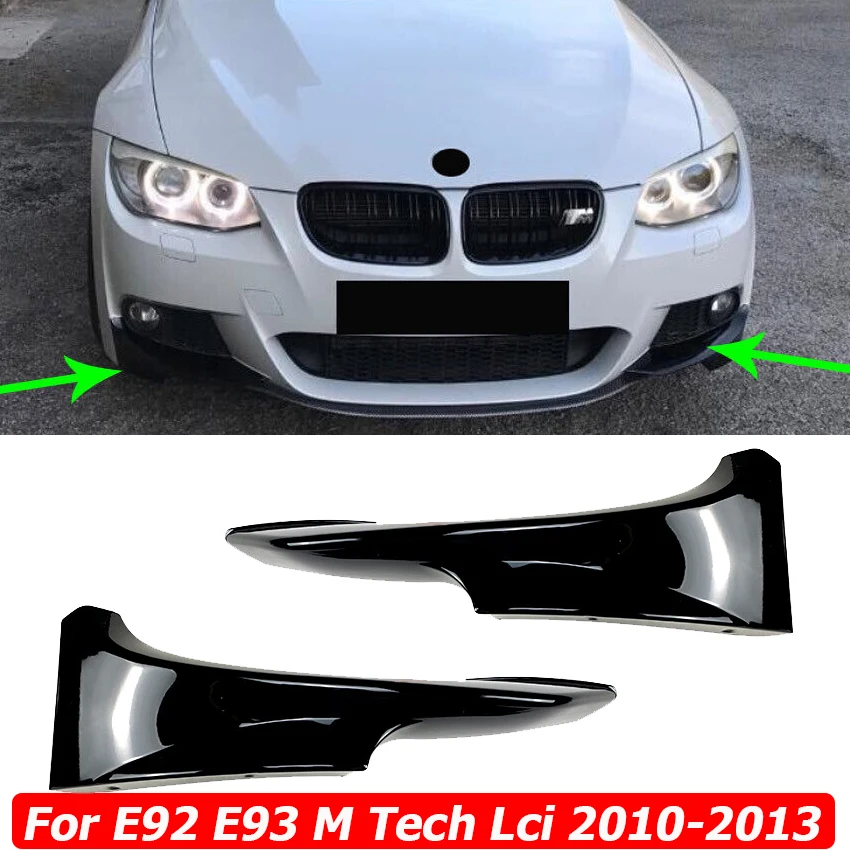 

Front Bumper Splitter Canards Side Spoiler Diffuser For BMW 3 Series E92 E93 M3 LCI M-Tech 2010-2013 ONLY Car Accessories