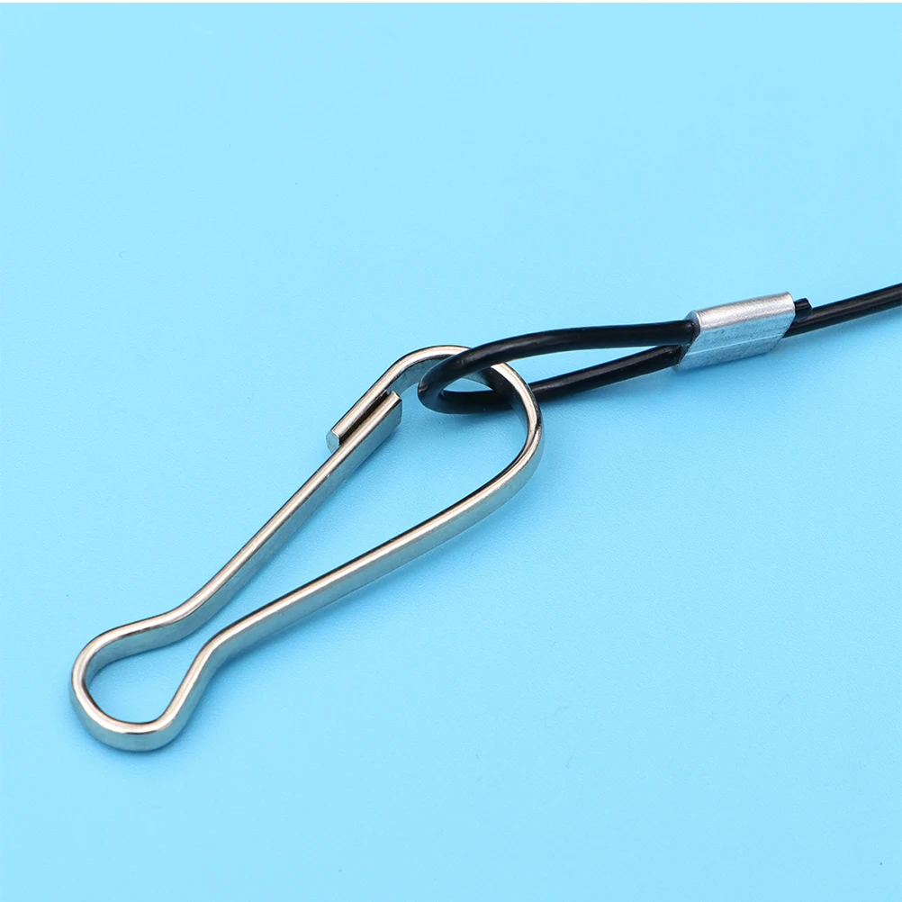 10 Uds. Cuerda colgante de luz de acero inoxidable cuerda de alambre de luz duradera para cultivo de plantas Kit colgante de lámpara 1Mm de espesor 300Mm de largo