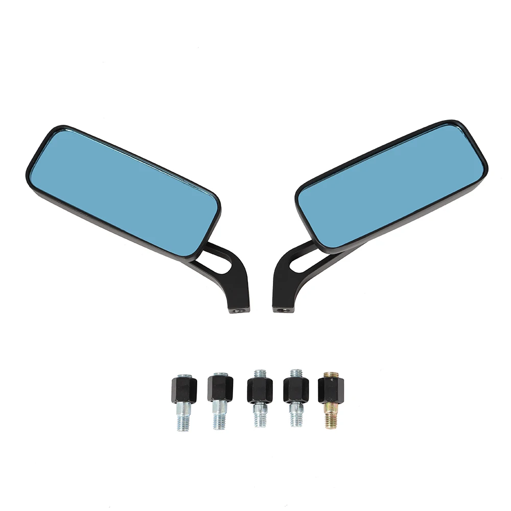 2x M8/M10 Universal Motorcycle Rearview Mirror For Harley Sportster Glide Softail Chopper Bobber Honda Yamaha Kawasaki image 6