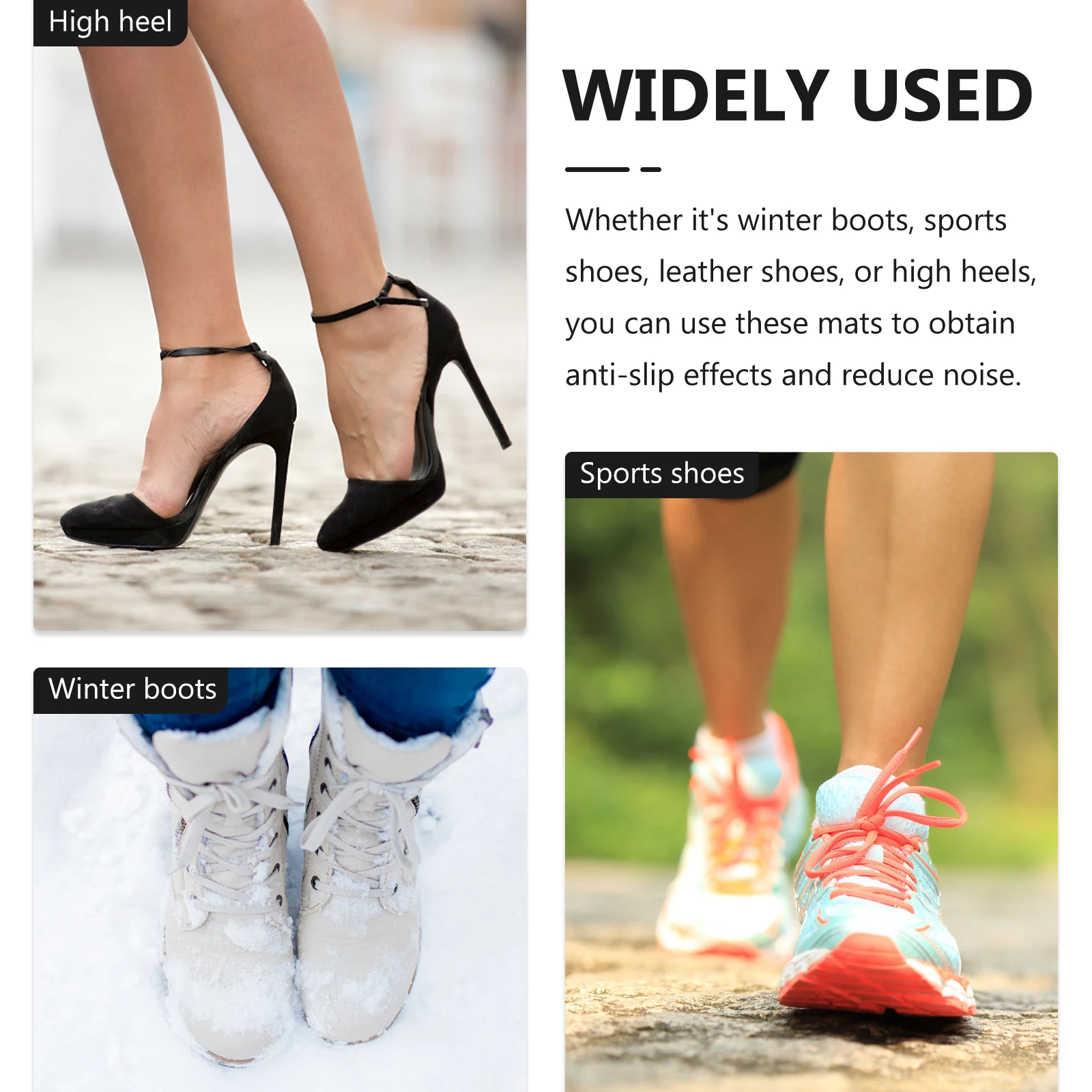 

Rubber High Heel Outsole Protector Anti slip Decal Wear resistant Non slip Mat Shoe Grip S Sole Protection Film