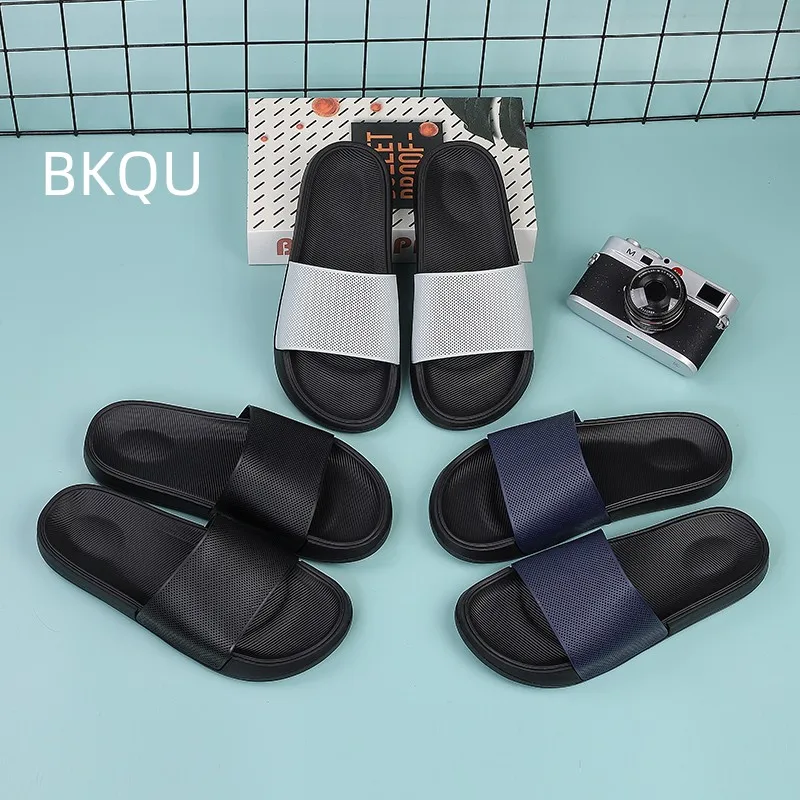 New Men's EVA Slippers Outdoor Summer Trend Beach Leisure Fashion Sports Bathroom Flat Bottom Wading Indoor Home Large Size