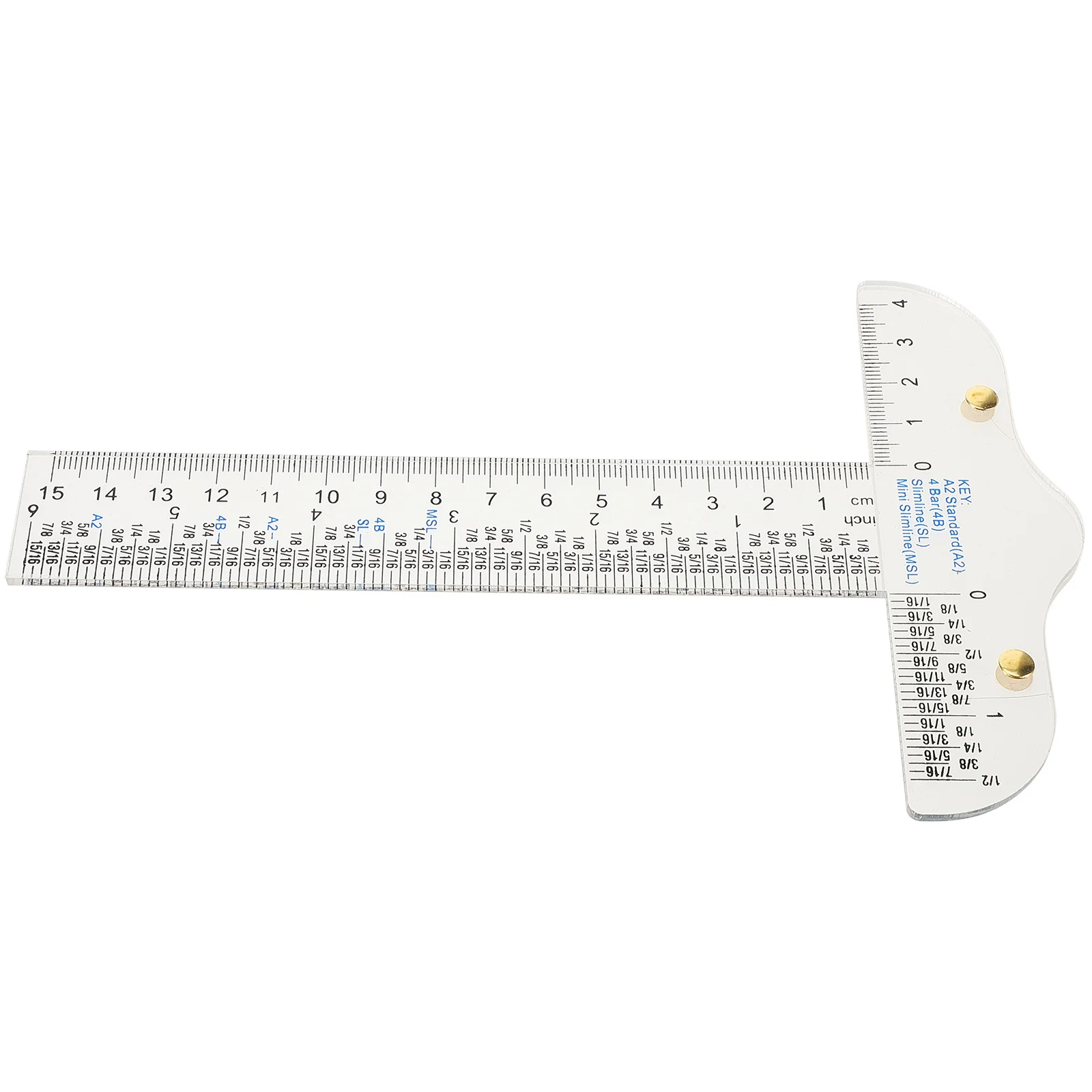 

Transparent Ruler Sturdy Lightweight T Shaped Measuring Tool for Artists Designers Drafting Woodworking Work