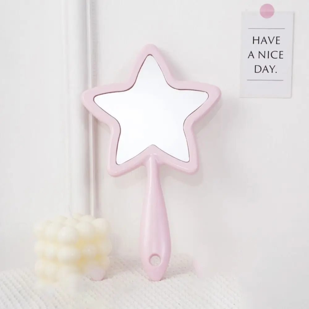 Pentagram Shape Five-pointed Star Mirror Single-sided With Hanging Hole Handheld Mirror High-definition Beauty Make-up Mirror