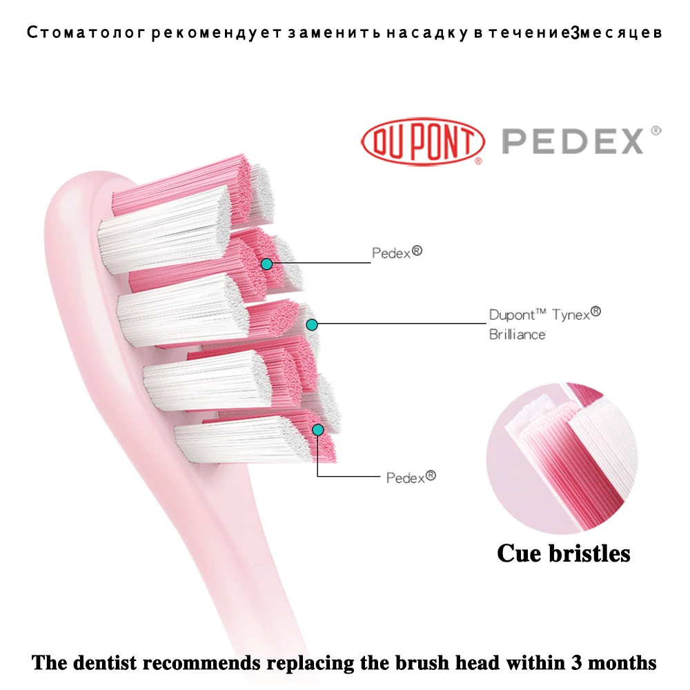 Testine di ricambio per testine per spazzolino elettrico octhin Sonic X / X Pro/ Z1/ SE / F1 / One / PW01/03/05/07/09 P5