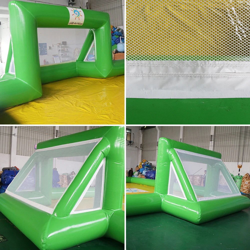 Large Inflatable Football Field Mobile Water Football Outdoor Track Safety Fence Volleyball Court Sports Activity