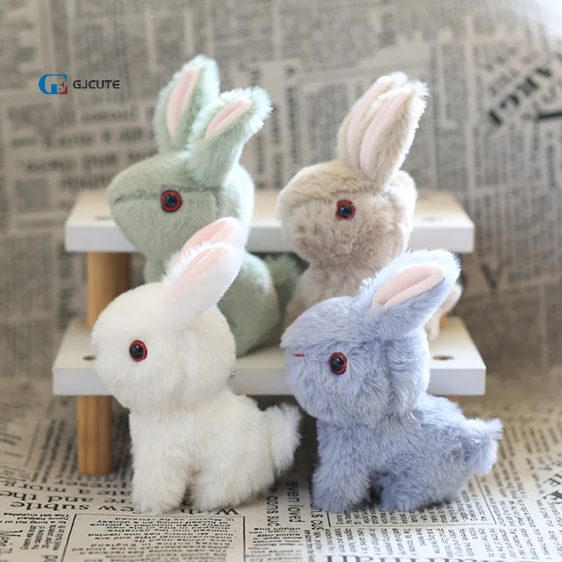 

1 шт., пасхальный кролик, плюшевые кролики, имитация мягкого меха, цвет звездного неба, милый кролик, детские плюшевые интерактивные животные