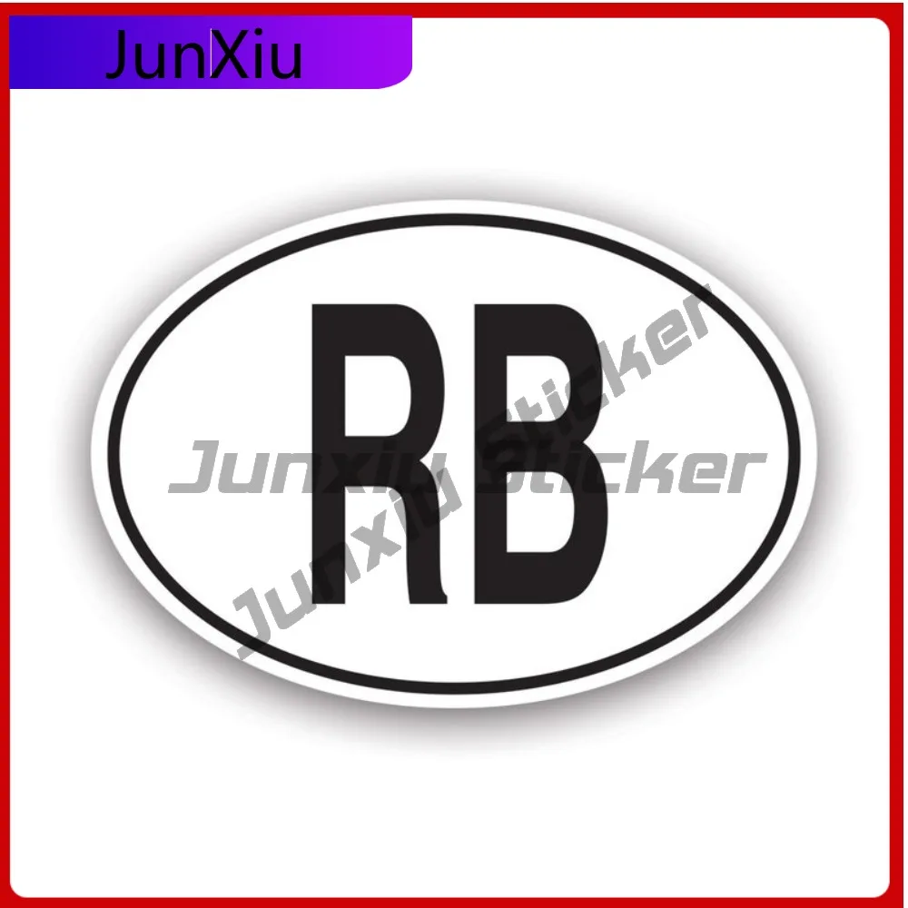 

Rb Botswana Country Fade Resistant Sun Resistant Funny For Laptop Helmet Rear Windshield Easy To Remove No Residue Accessories