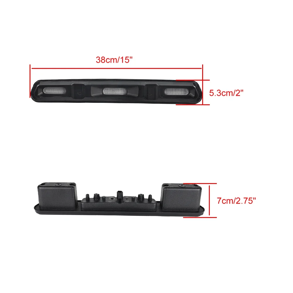 LED High Mount Third Brake Light for Ford Bronco 2021-2023 (Not for Raptor) Rear Stop Lamp