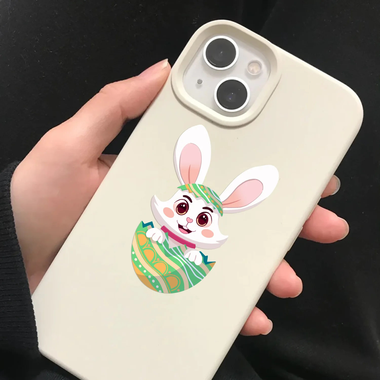 8/24 szt. Naklejki wielkanocne z motywami z kreskówek, do samodzielnego wykonania, na kartki świąteczne, do dekoracji telefonów komórkowych, artykuły papiernicze