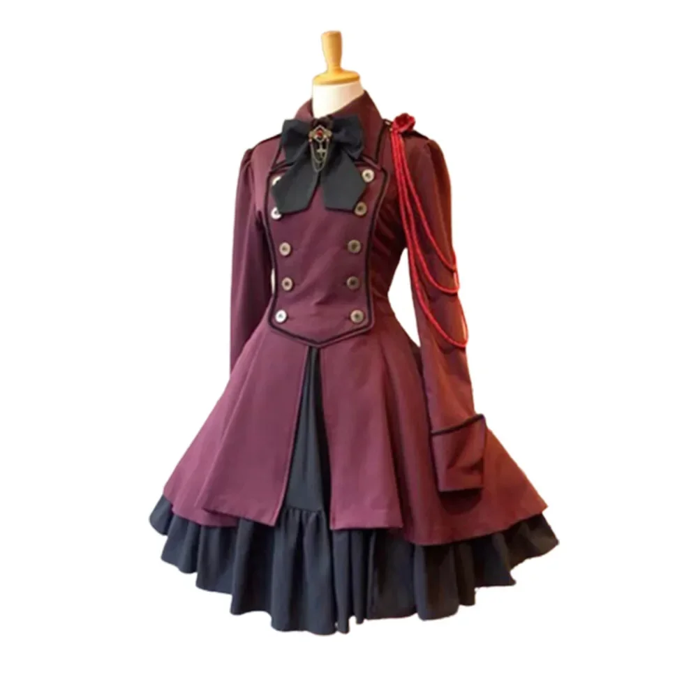 

Medieval Vintage Black Lolita Dresses for Dresses Gothic Renaissance Coat Ruffle Classic Halloween Sweet Kawaii Lolita Jacket