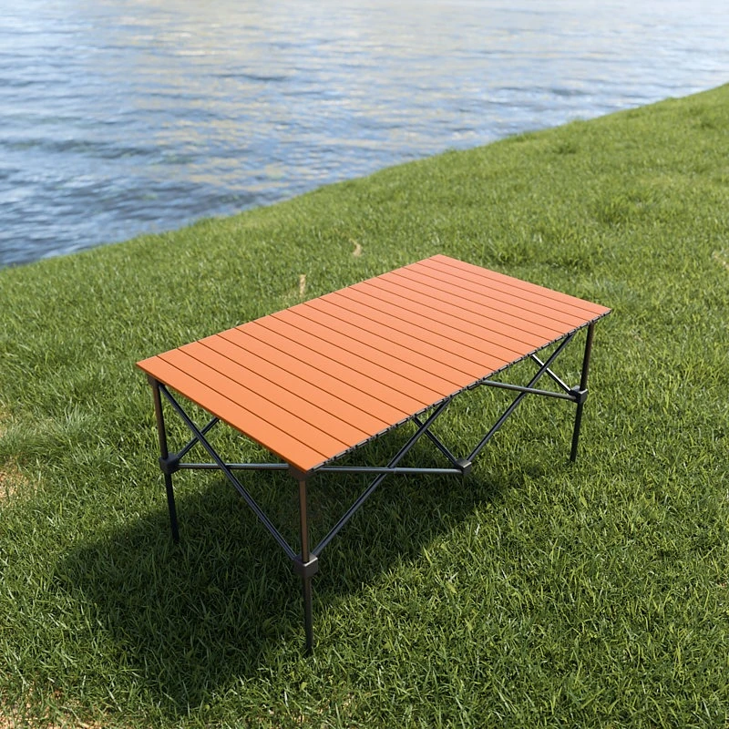 Beach Camping Folding table Outdoor Picnic mesa Egg Roll Folding Table tourist sedentary mesa de campismo balcony furniture