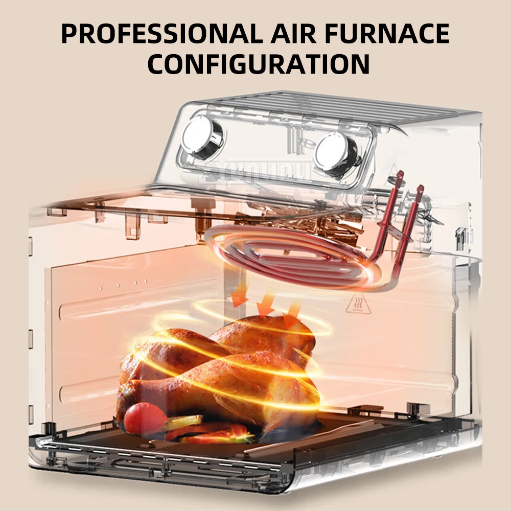 

Электрическая фритюрница большой емкости 7л, бытовая духовка из нержавеющей стали, многофункциональная фритюрница Horno