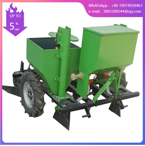 2 Rows Seed Planter For Tractor Mini Potato Planter Machine With Good Price