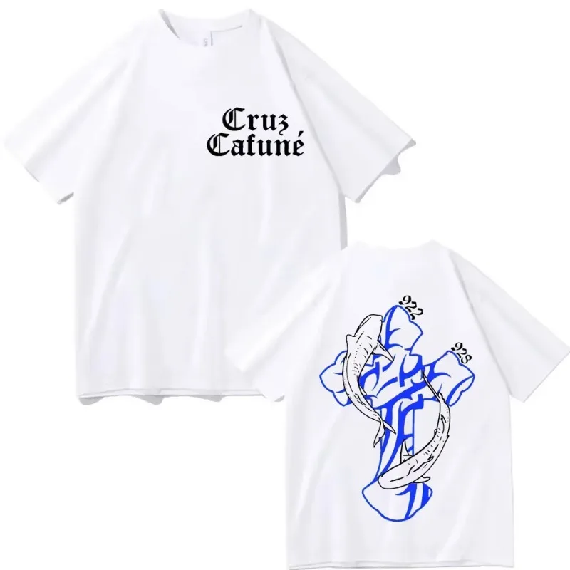

Rapper Cruz Cafuné 922 928 Print T Shirt Men Women Harajuku Hip Hop Oversized Cotton T-shirt Summer Fashion Casual T-shirts Tops
