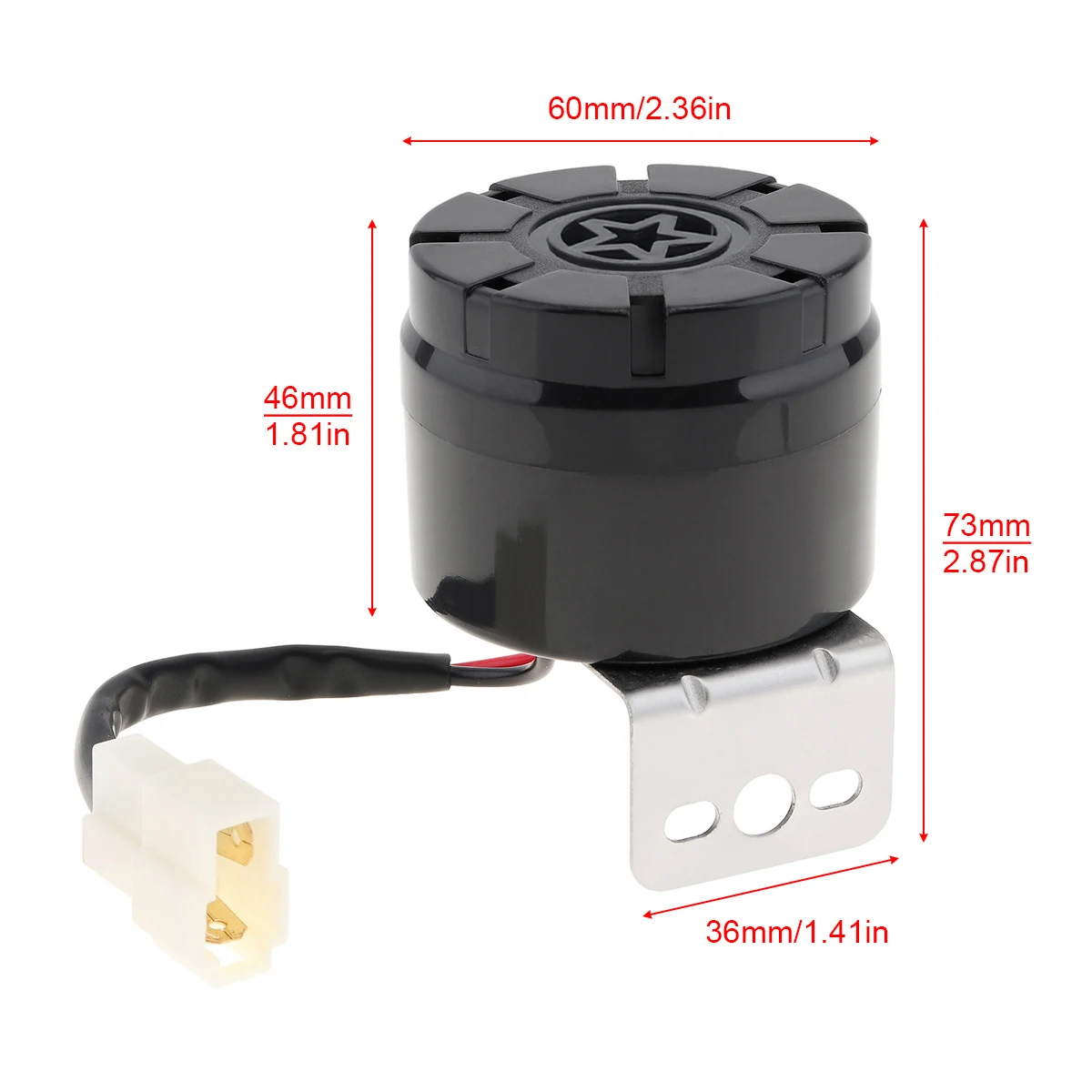 Alarme de recul de voiture avec fil, klaxon de bipeur, alarme de recul automatique, sirène de sonnerie, accessoires de véhicule, 12V-24V