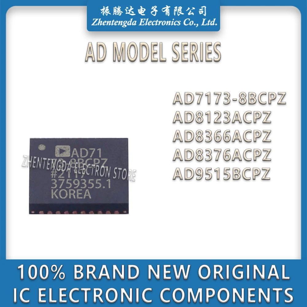 AD7173-8BCPZ AD8123ACPZ AD8366ACPZ AD8376ACPZ AD9515BCPZ AD7173 AD8123 AD8366 AD8376 AD9515 IC Chip