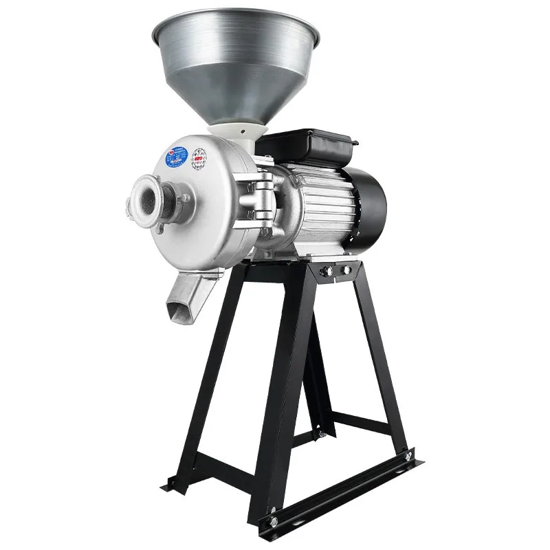 

Stainless Steel Grain Grinder Multifunctional Cereal Mill Electric Feed Crusher For Home Kitchen Small Business Farm Use