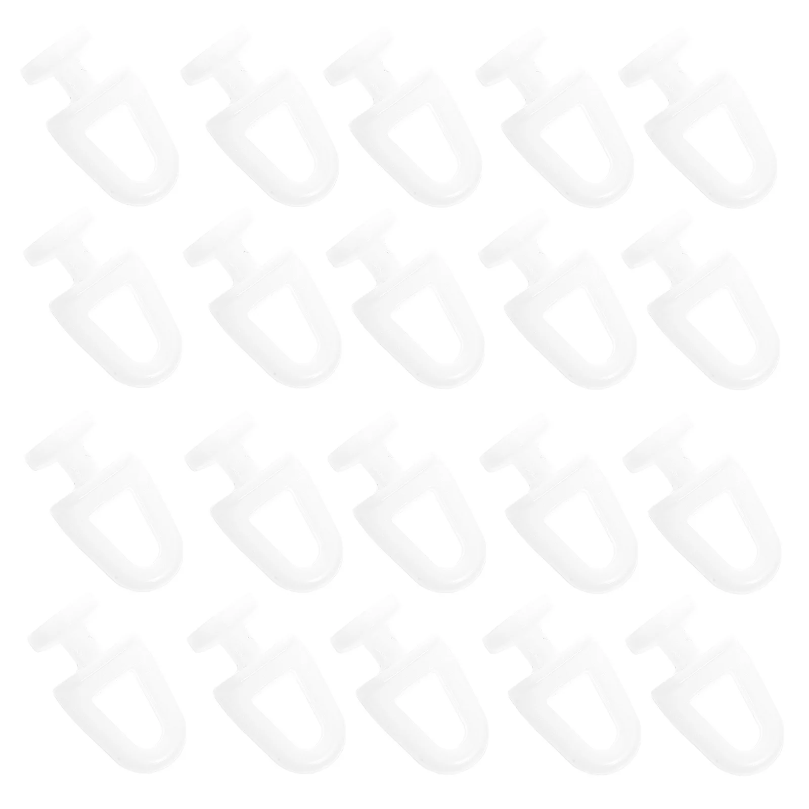 

200Pcs Rustproof Curtain Track Rollers Easy Install Silent Gliders for Windows Closets Bedrooms Offices