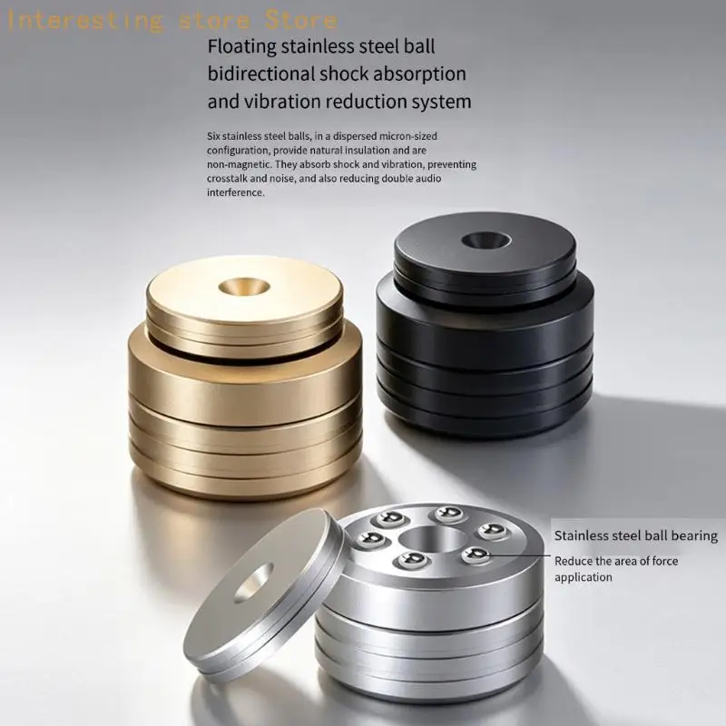 Speaker Leveling Foot with Machined Aluminum Matte Construction 55KC