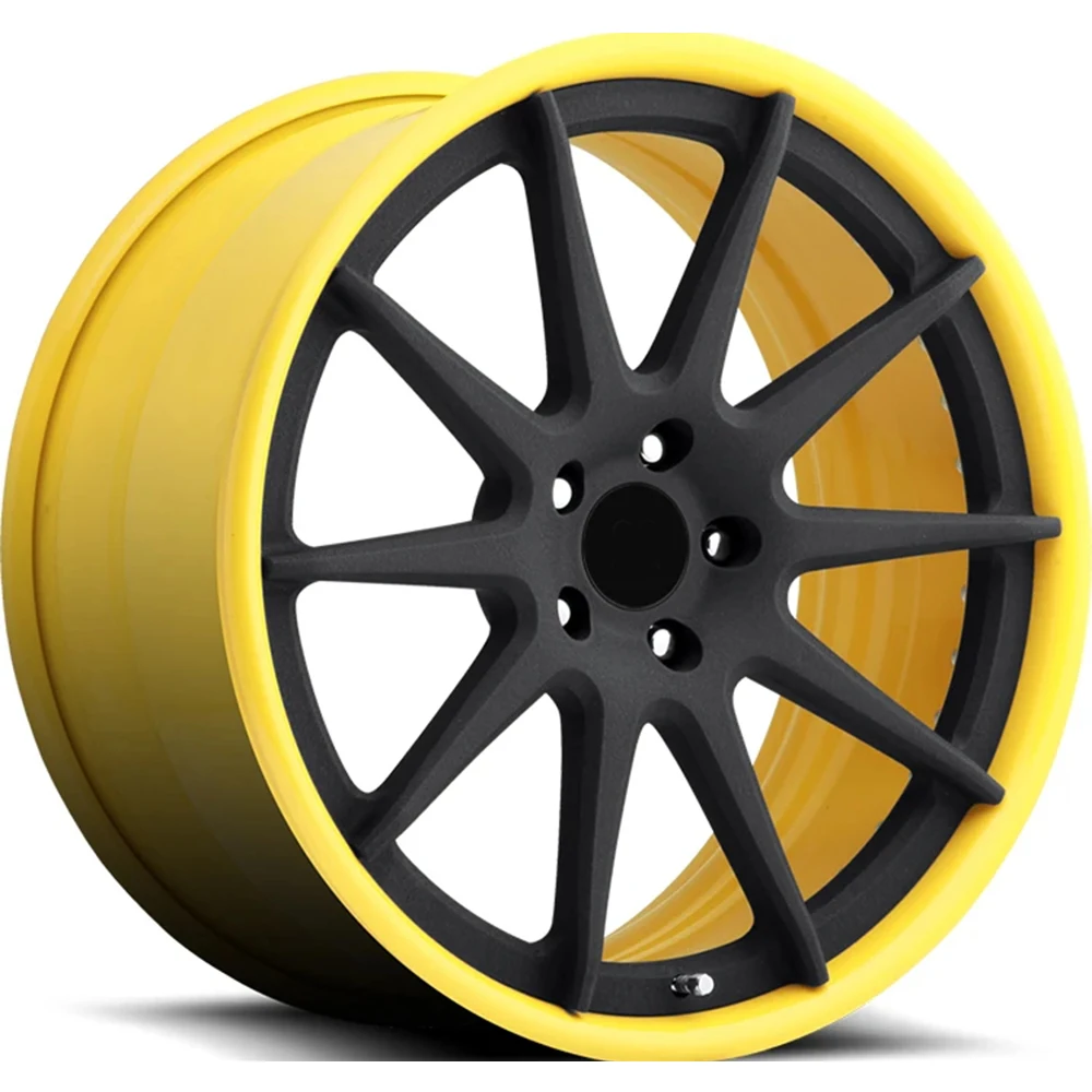 Yellow Barrel For A7L Wheels18 19 20 21 22 Inch Forged Alloy Custom Rims