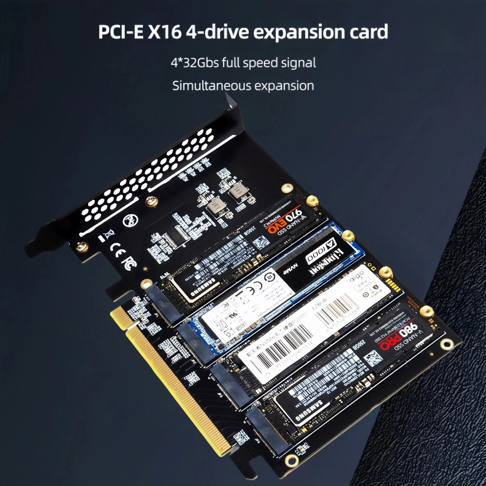 M.2 NVME to PCIe 4.0 3.0 Adapter M.2 SSD Gen4 PCIe 4.0 PC Motherboard X1 X4 X8 X16 Expansion Card For 2230 2242 2260 2280 SSD