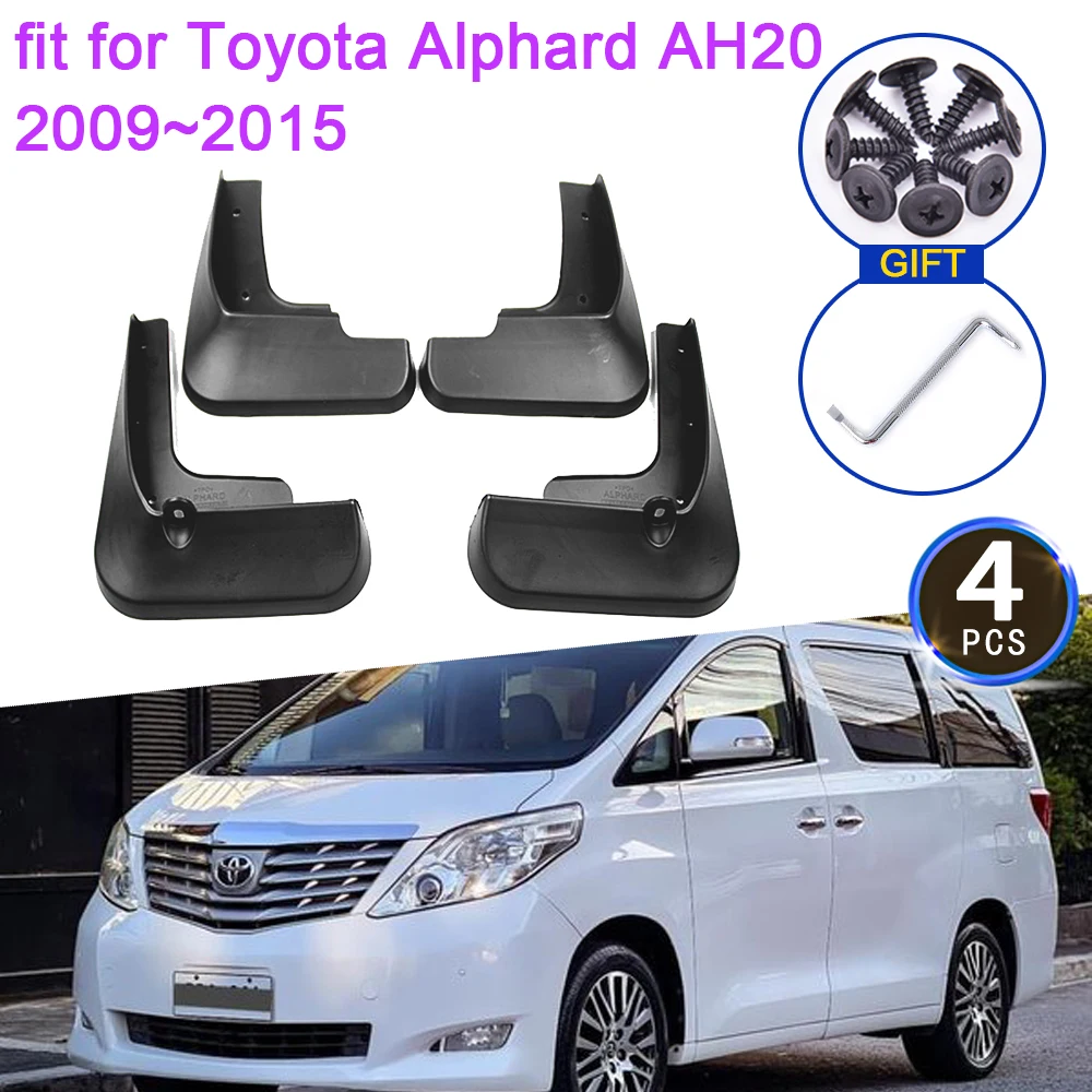 for Toyota Alphard Vellfire 20 AH20 2009 2010 2011 2012 2013 2014 2015 Mud Flaps Mudguards Fender Splash Front Wheel Accessories