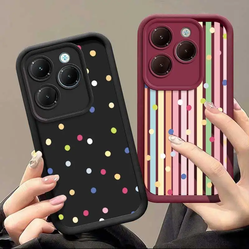 Hot40 Rhythm of Colors Sky Eye Ladder Phone Case For Infinix Hot 30 20 Tecno Camon 30 20 19 16 15 Pova 4 Pop 5 6 Cover